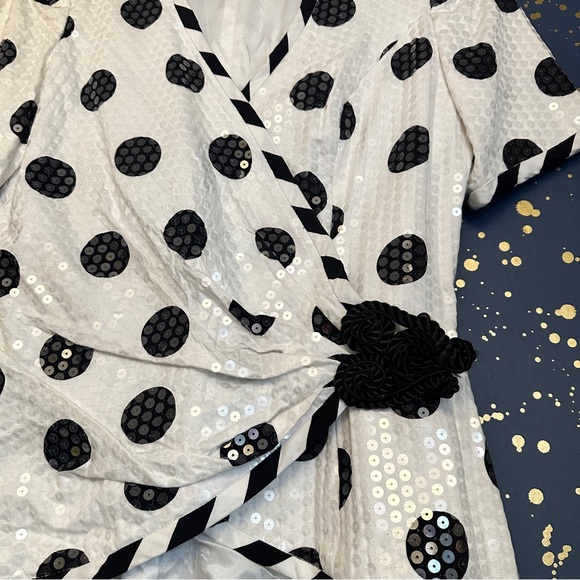 vintage MORTON MYLES for the WARRENS sequin top size medium - Picture 3 of 4